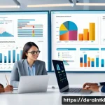 Home 20 AI 시스템의 공정성을 위한 데이터 품질 관리 - A modern data science office scene showing a diverse team of professionals—ethnically varied men and...